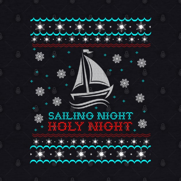 Sailing Ugly Christmas Sweater Gift by uglygiftideas